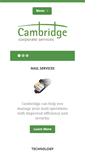 Mobile Screenshot of cambridgeservices.com